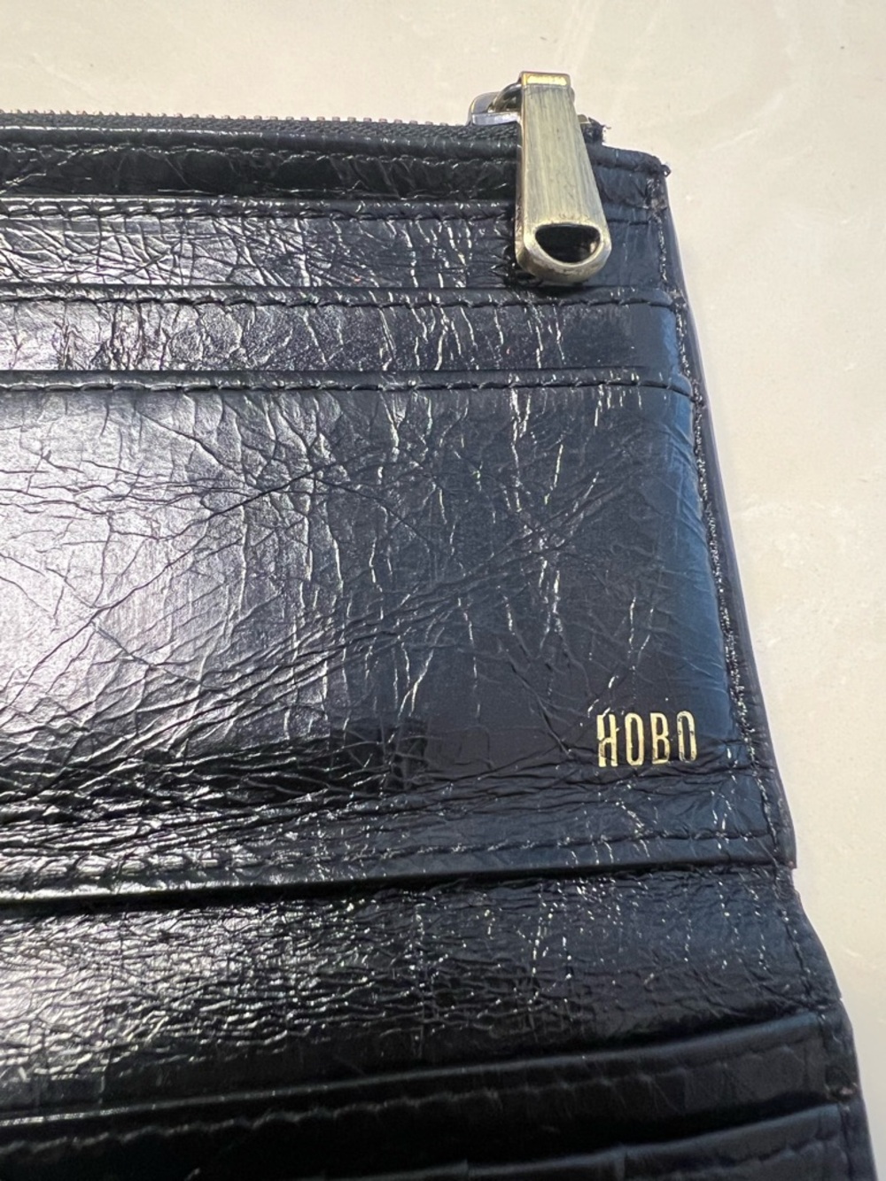 HOBO Dunn Continental black wallet, retails at $118 - Picture 6 of 16